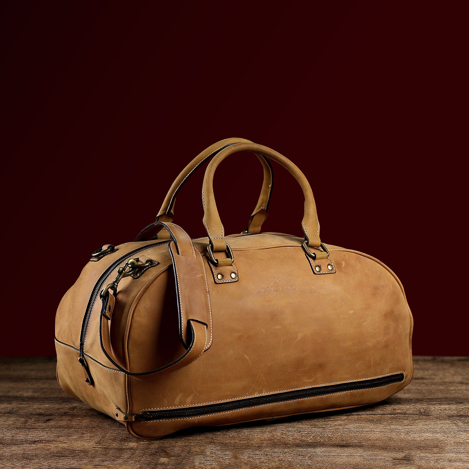 compact duffel bag travel Small Duffle Bag | Carry On Leather Luggage
