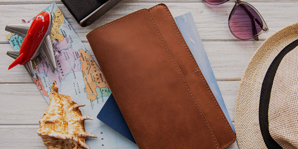 Hassle Free Travelling With Stylish Leather Long Passport Wallets - MONT5