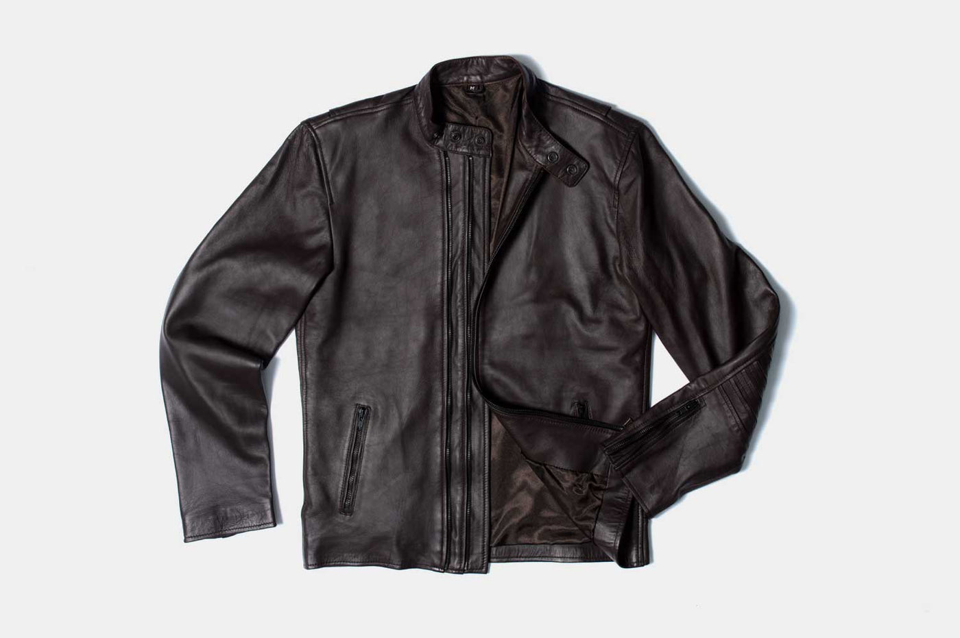 OHOTORO Leather Jacket ダークブラウン leather shirt jacket | OHOTORO