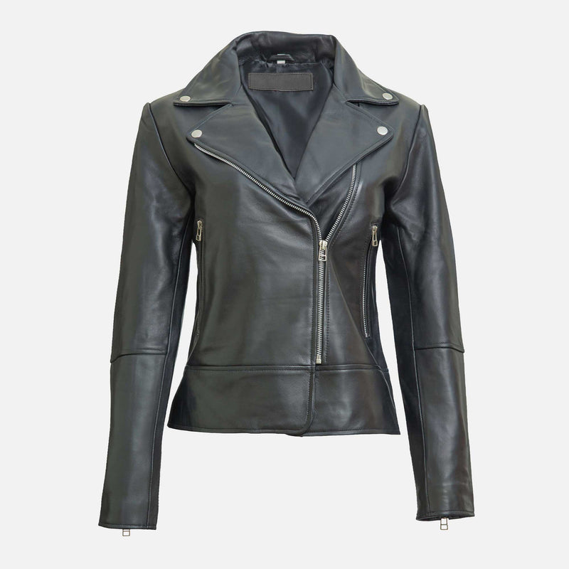 Fairy Meadows Leather Biker Jacket