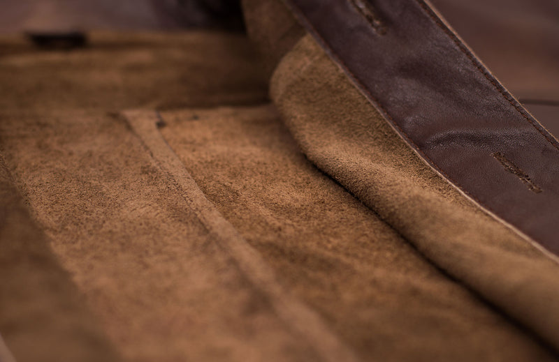 Kurrum Classic Brown Leather Shirt
