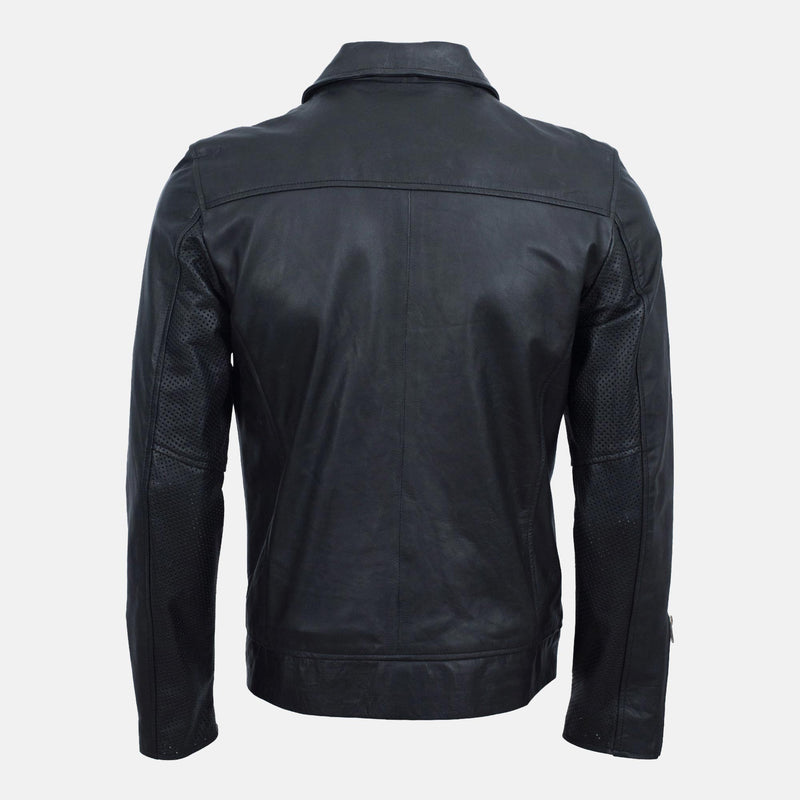 Tirat Summer Leather Biker Jacket