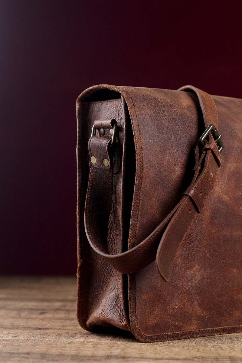 Mens Leather Satchel