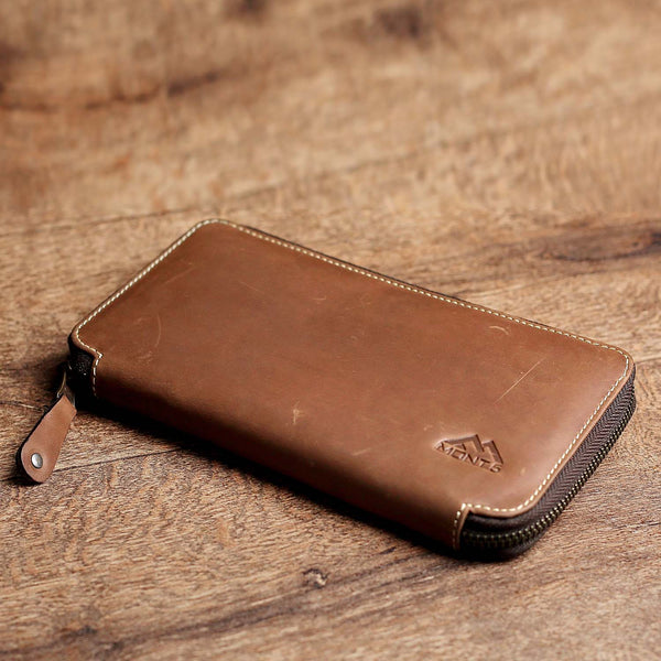 Handmade Leather Passport Wallet