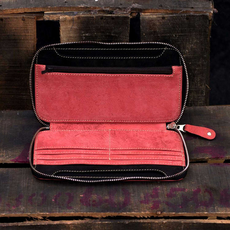 Pink Leather Wallet