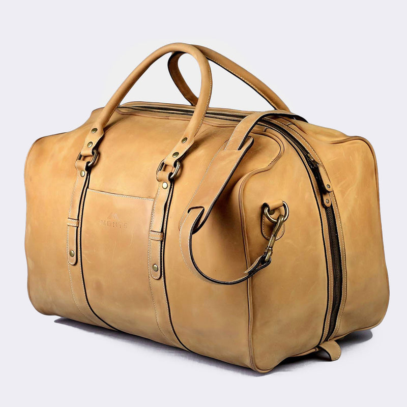 Distressed Leather Duffel Bag / Travel Bag- The Signature - Ranch Hand Store