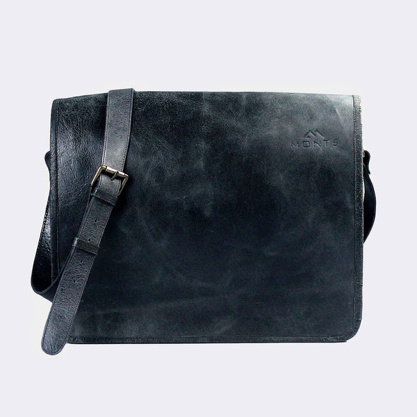 Black Leather Satchel