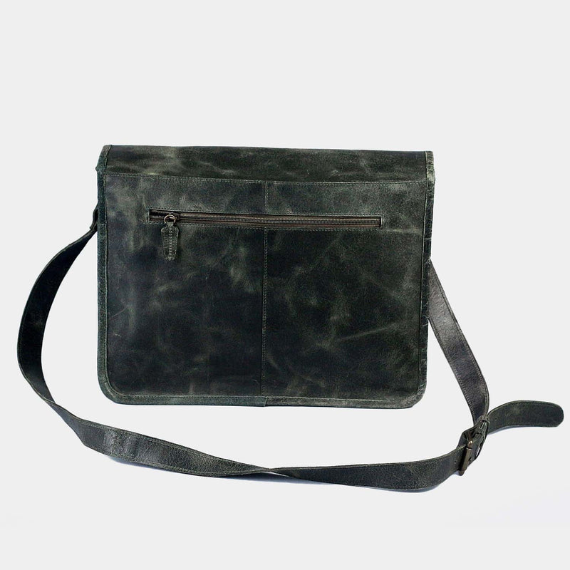 Vintage Leather Messenger Bag