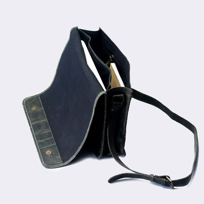 Leather Laptop Messenger Bag