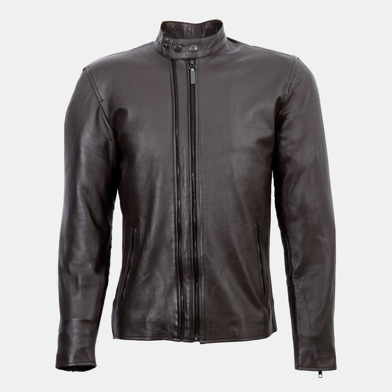 Men Brown Leather Jacket