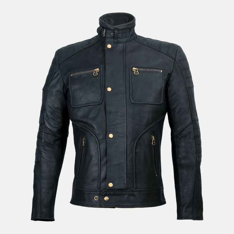 Full grain Vintage Leather Motorcycle Jacket