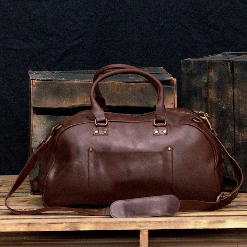 Hunza Small Leather Travel Bag