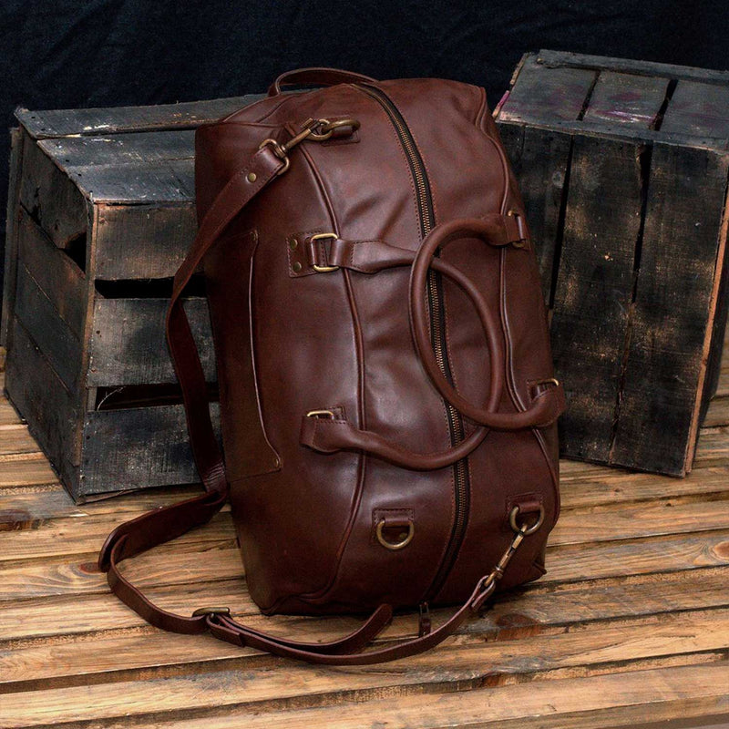 Hunza Small Leather Travel Bag