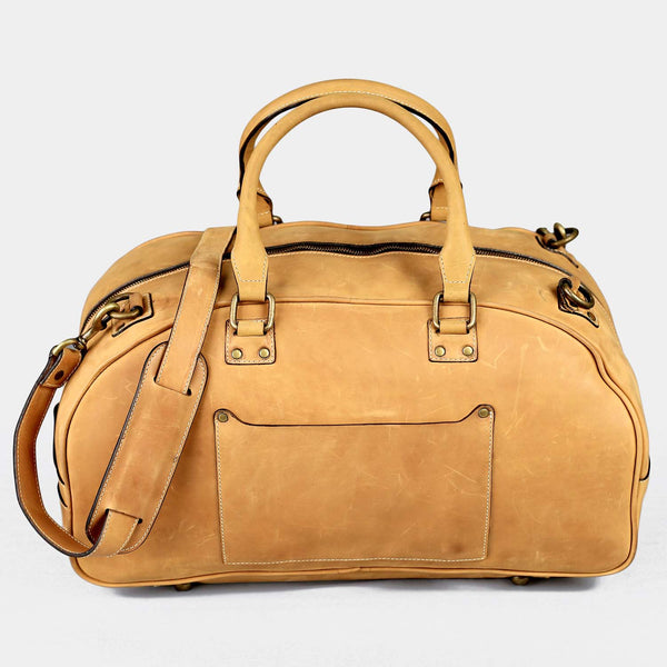 Small Leather Duffle Bag