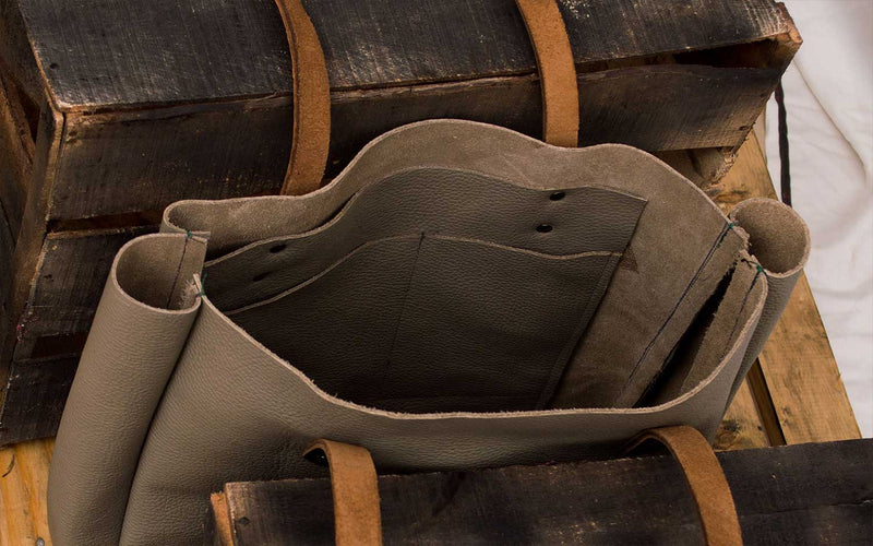 Kel Gray Small Leather Bag