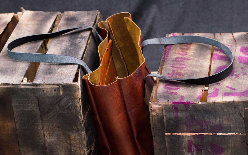 Top Grain Leather Tote