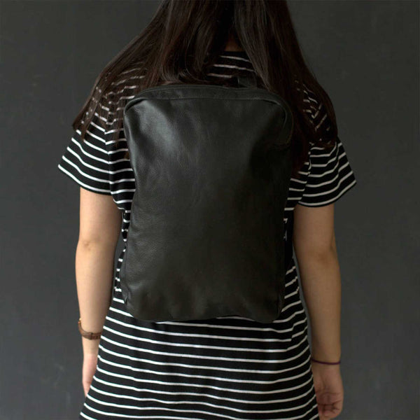 Travel Leather Rucksack