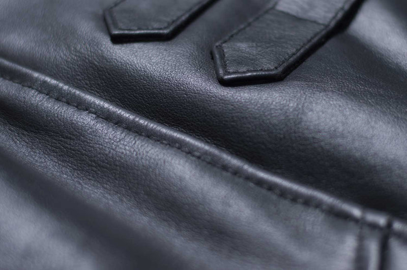 Men's Black Double Rider Leather Jacket