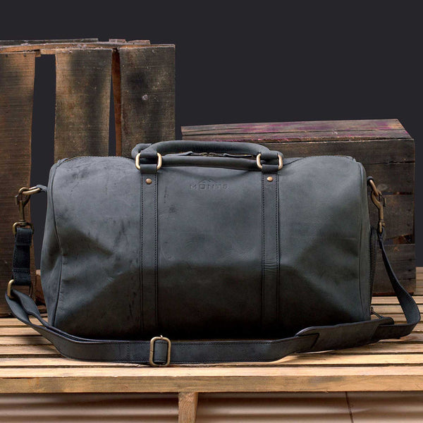 Shigar Sports Leather Gym Bag