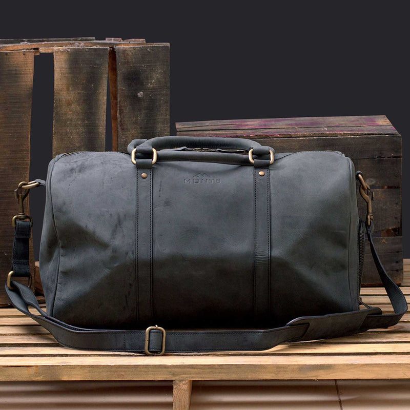 Shigar Sports Leather Gym Bag