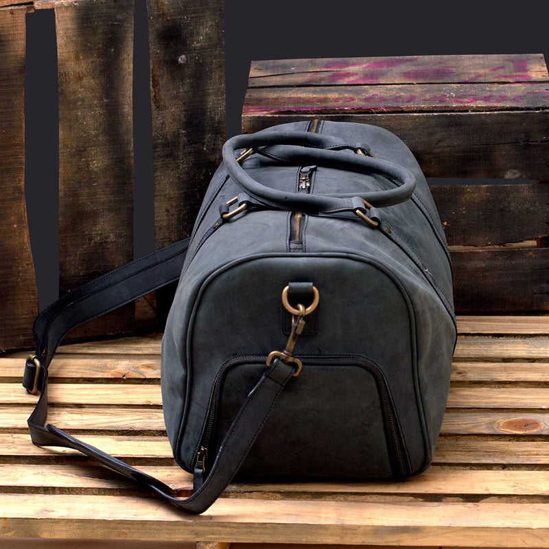 Shigar Sports Leather Gym Bag