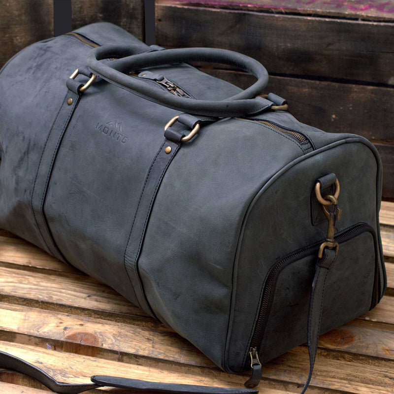 Shigar Sports Leather Gym Bag